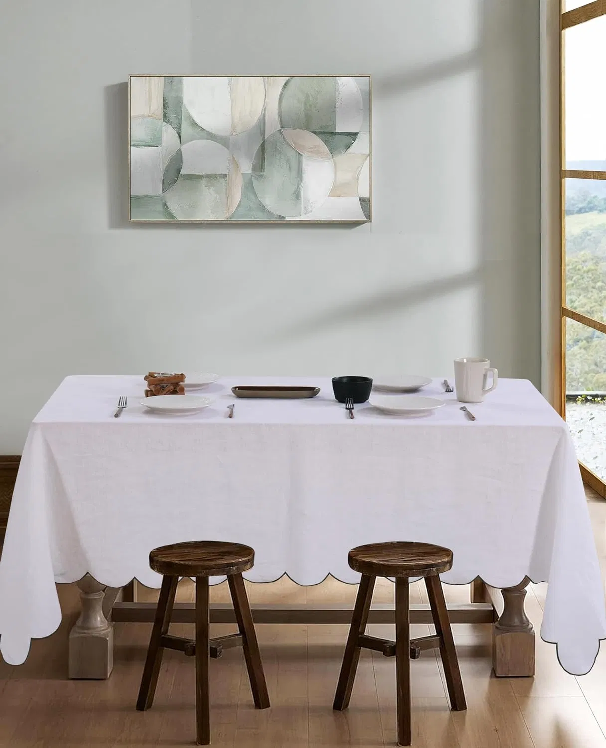 Durable 100% Polyester Tablecloth Fabric for All Occasions