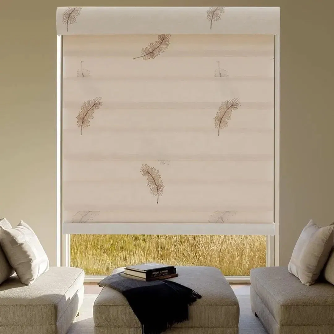 Custom Day and Night Motorized Zebra Blinds for Vikson Factory