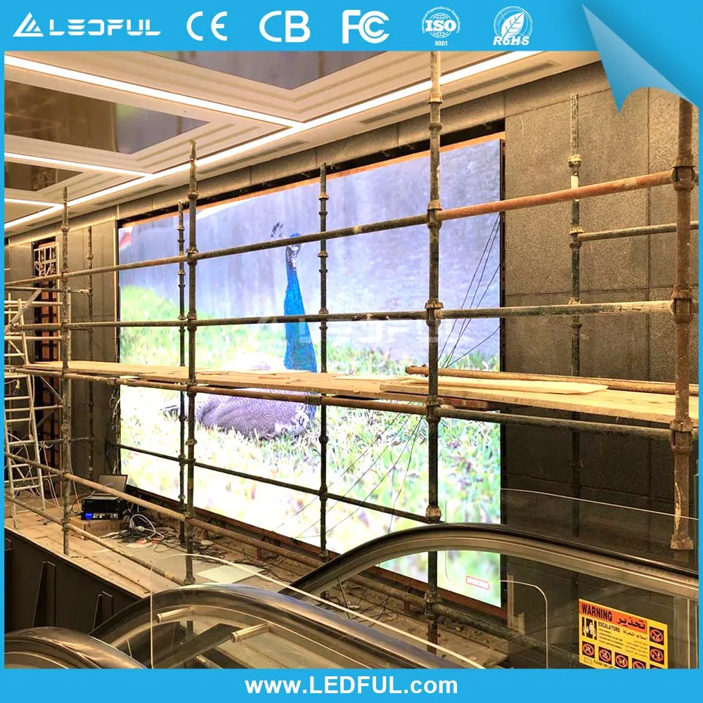 Ultra Slim Indoor Fixed LED Video Wall Digital Advertising Billboard Front Service P1.5 Indoor LED Display