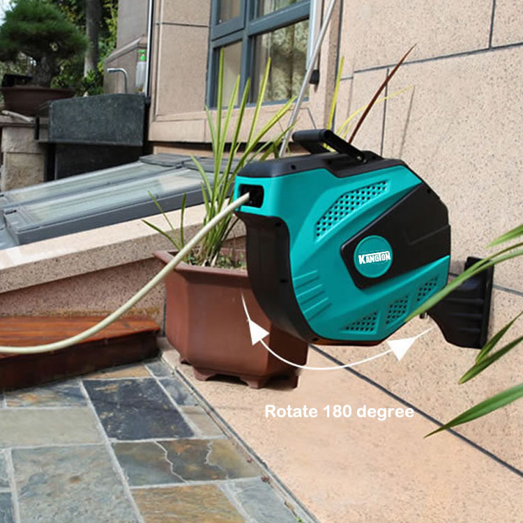 30 Meters Garden Water Hose Reel Wall Mountable Hose Reel Retractable