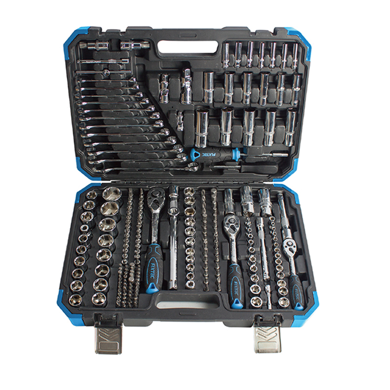 Fixtec Professional 216PCS Chrome Vanadium Steel Mechanical Tool Set Industrial Grade Cr-V Socket Set