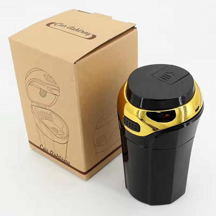 Автомобильная пепельница New Flip с подсветкой и USB-разъемом