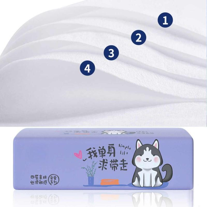 Factory Direct White Soft Cotton Tissue Disposable 2ply Facial Tissue Paper