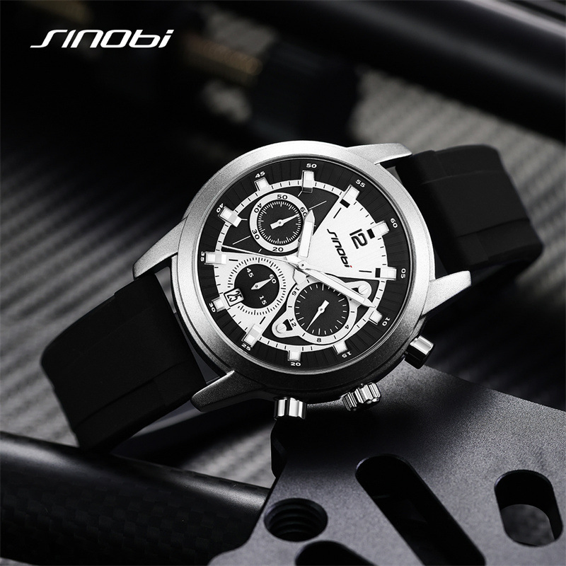Hot-Selling Sinobo S9916g Neutral Waterproof Calendar Men's Multi Functional Quartz Watch