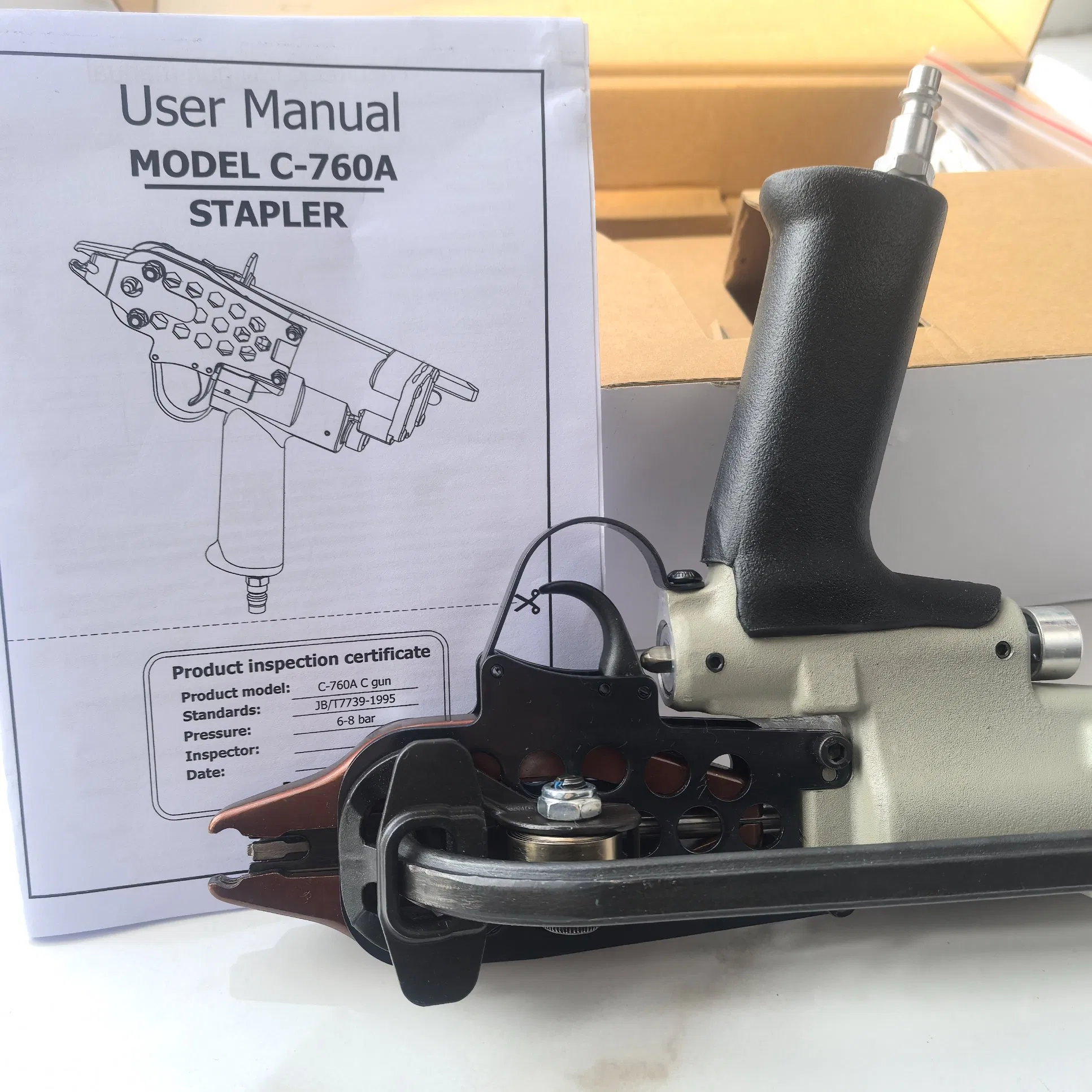Пневматические клещи для хомутов C-760A под C17