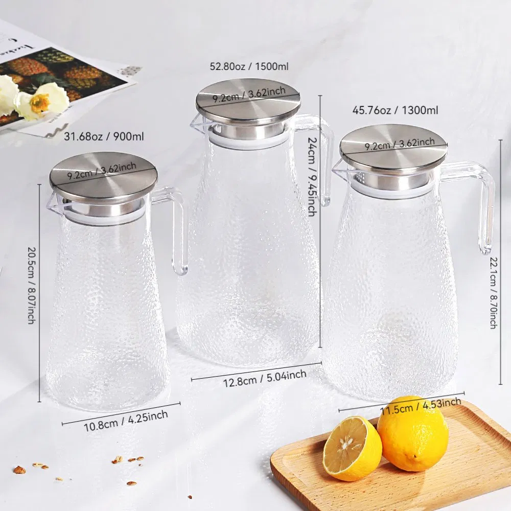 Juice Pot Lemon Water Infusion Pitcher Plastic PC Water Pot Juice Bottle