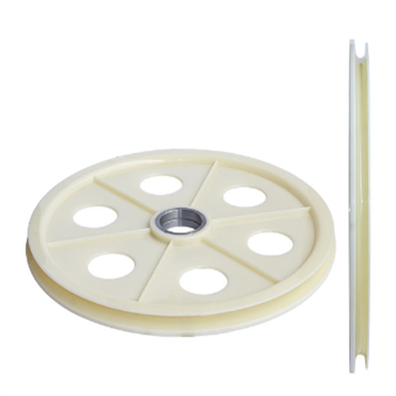 Cable Storage Wheel Electrical Pay-off Tool 200mm Ceramic Spraying Guide Wire Wheel