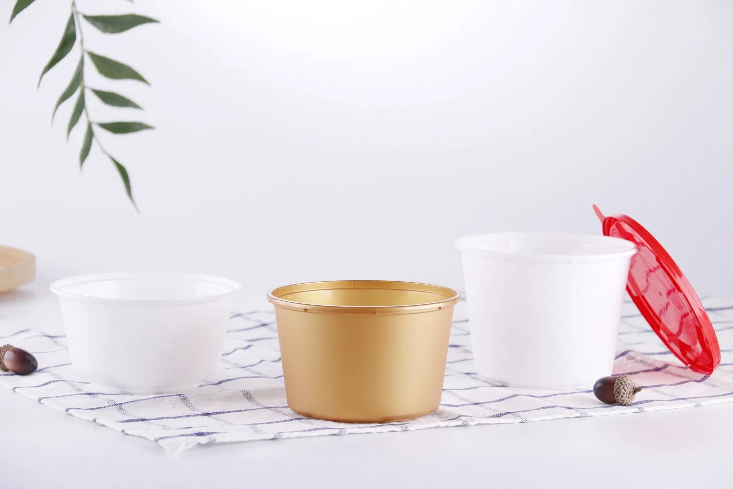 Disposable Food Container/ Bowl for Induction Cooker Heating/ Microwave / Oven Heating Use