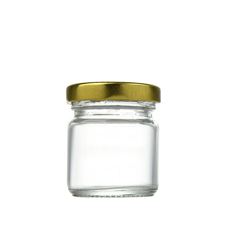 Round Glass Honey Jars 30ml 40ml 60ml 80ml 120ml Empty Storage Jar