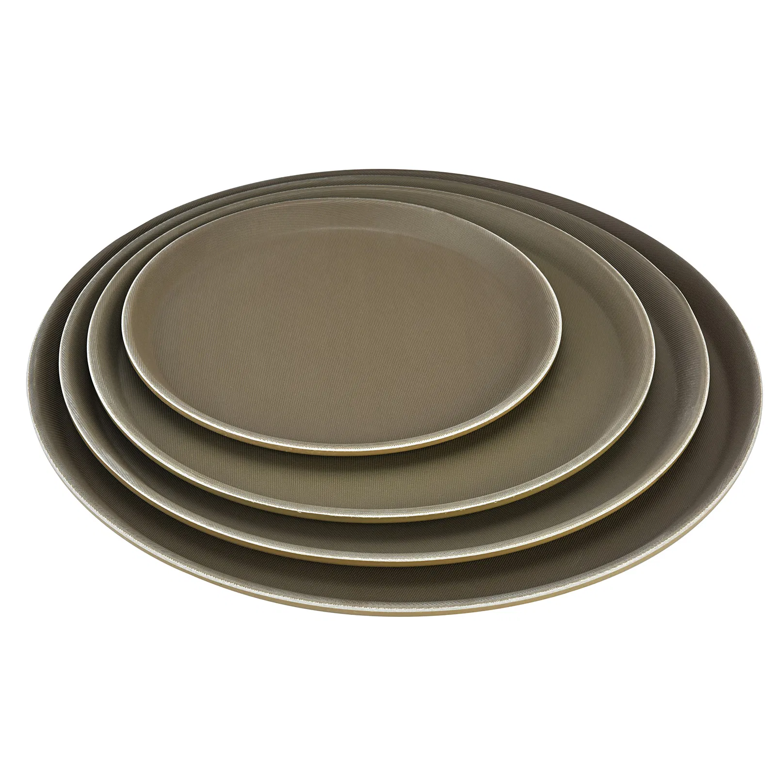 Wholesale Restaurant Food Coffee Shop Party Oval Fibre Glass Serving Trays