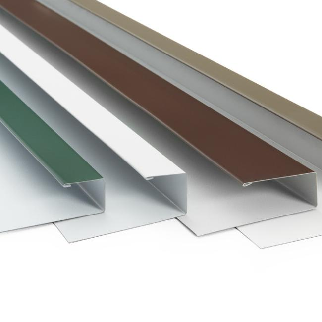 Wood Grain Color Aluminum J Channel J Trims 12FT Long