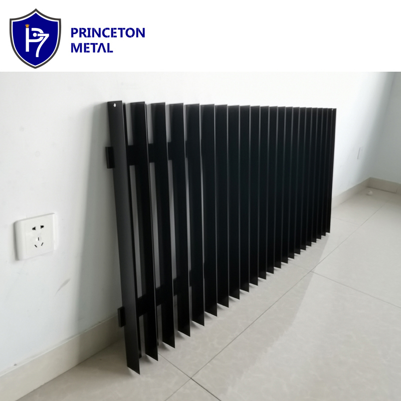 Decoration Powder Coating Metal Privacy Screen UV Aus Compatible Aluminum Vertical Blade Fence L Shaped Fin Right Angle Fencing for Australia Project
