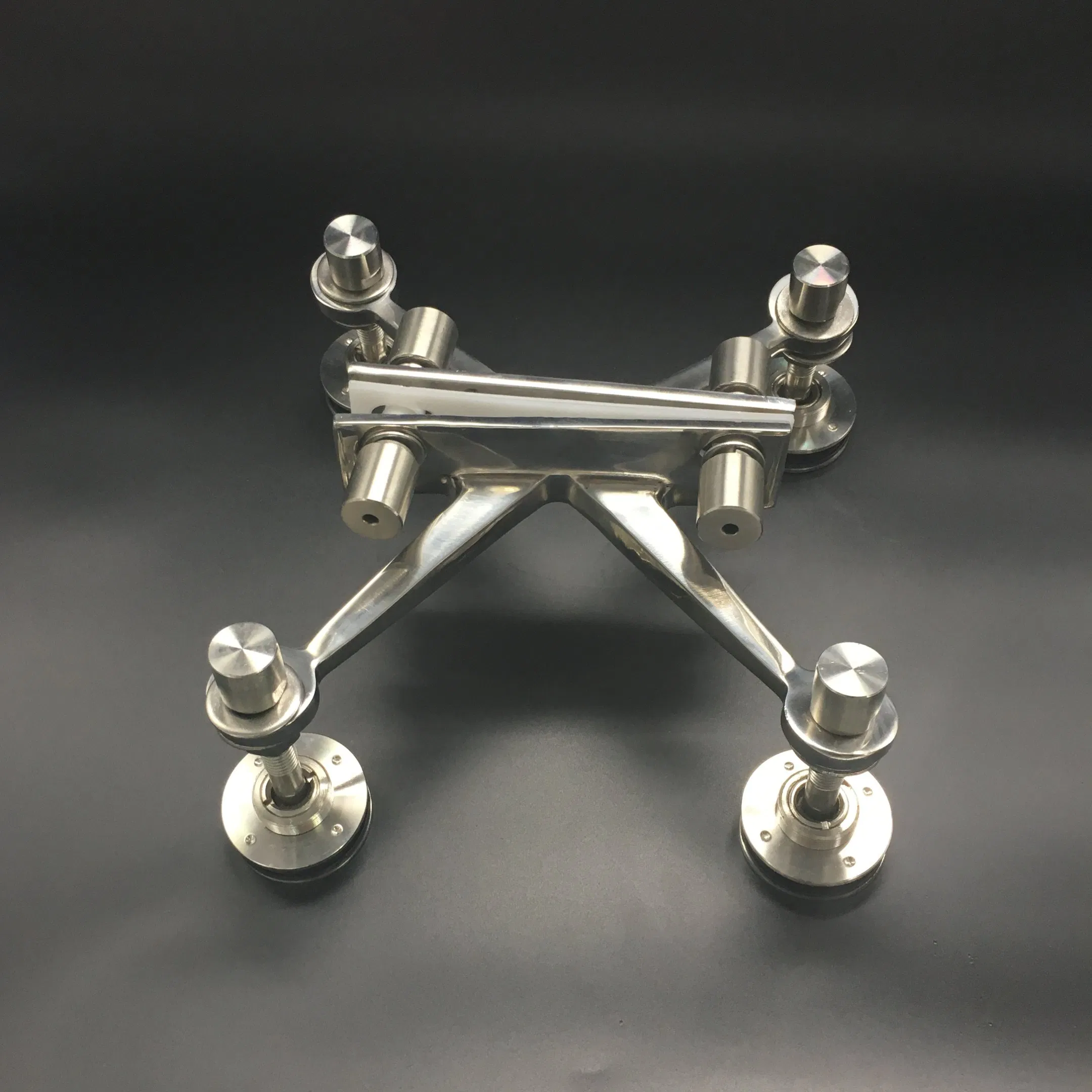 Stainless Steel 304 Heavy Duty K Shape Glass Spider Fitting Connector