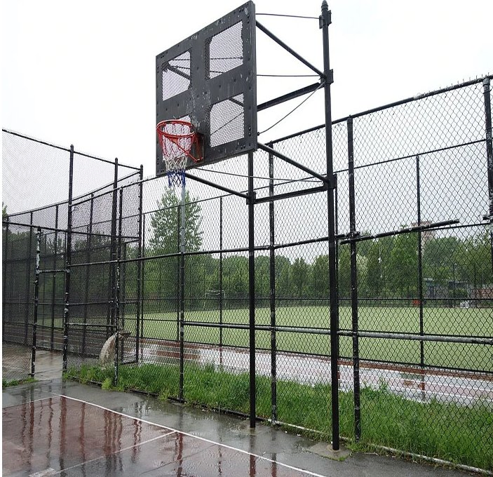 Cheap 8FT Black Chainlink Fence Chain Fence 2.5 Meters Height High Tensile Chain Link Fence for Railway