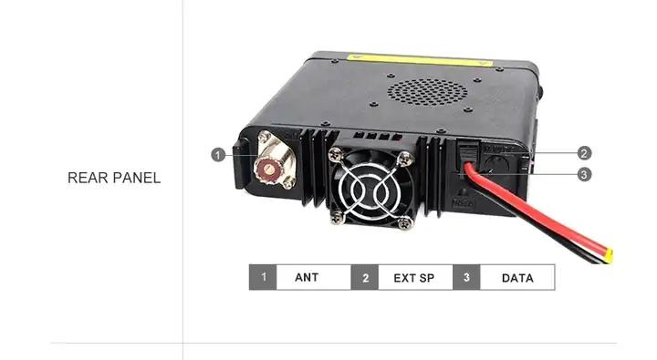 Мобильная радиостанция TYT TH-9800 Quad Band 50Вт