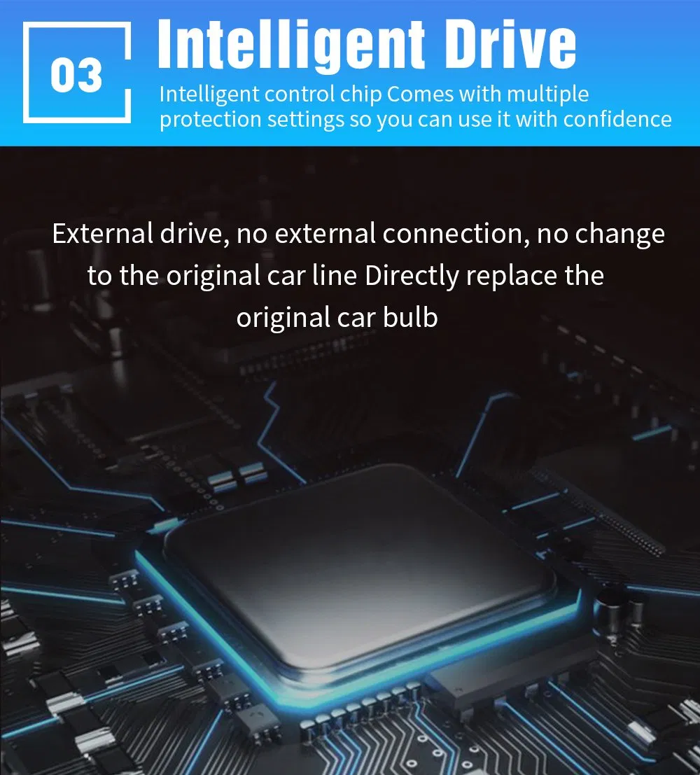 Светодиодная лампа для авто 100W 18000lm H7 H4