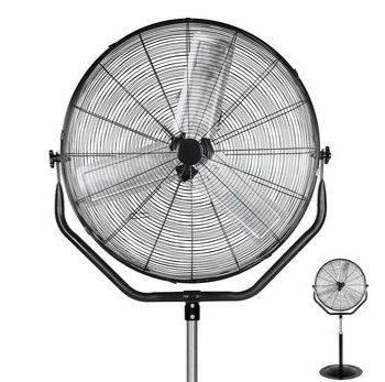 Durable 30 Inch Patio Pedestal/Stand Fan with Tilting Fan Head