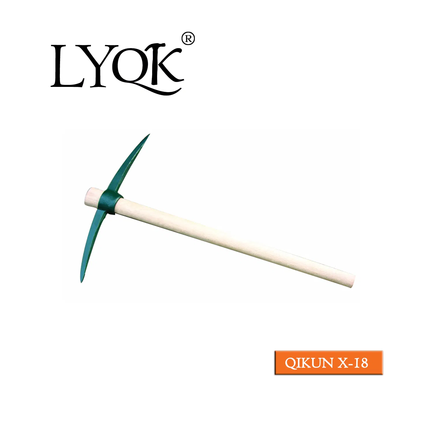 X-18 High Quality Rail Steel 65mn Agriculture Farm Garden Hardware Hand Tools Pick Head Mattock Pickaxe