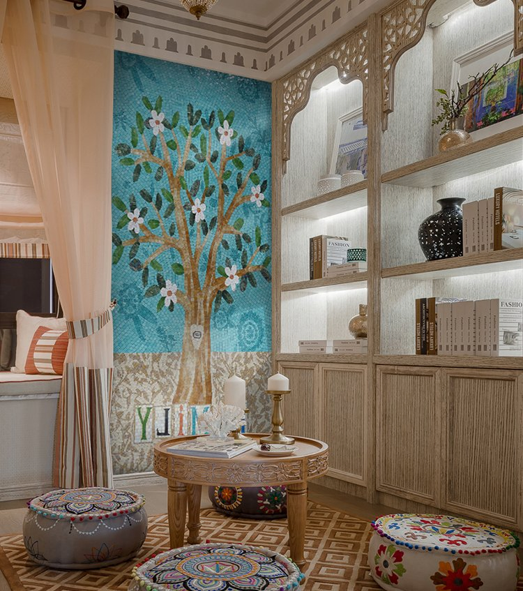 Custom Design 3D Wall Art Decor Mural Cutting Mosaic Patterns