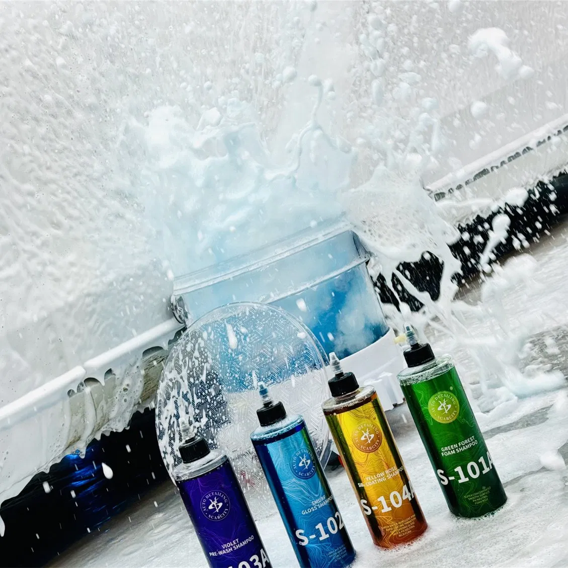 Scarcity Auto Detailing Transparent Car Washing Bucket