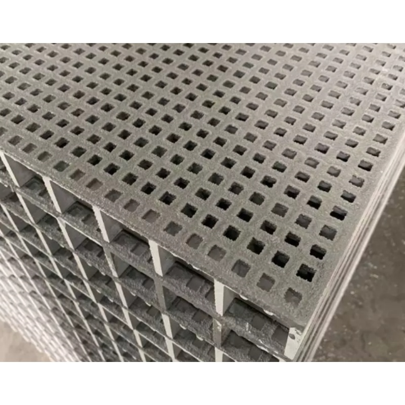 Gritted Surface Non-Slip FRP/GRP Molded Fiberglass Grating for Walkway