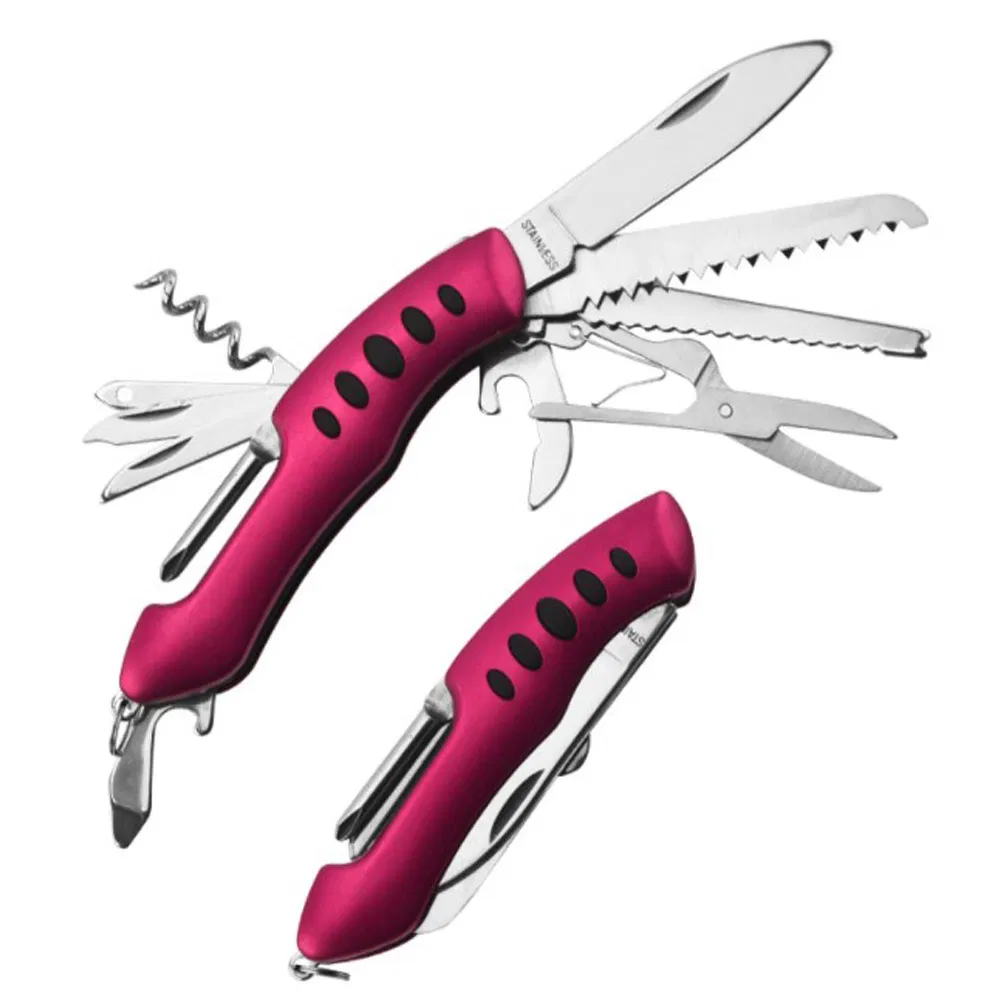 Hot Selling 2Cr13 Steel Blade Convenient Outdoor Camping Multi Functional Knife K5011LG5