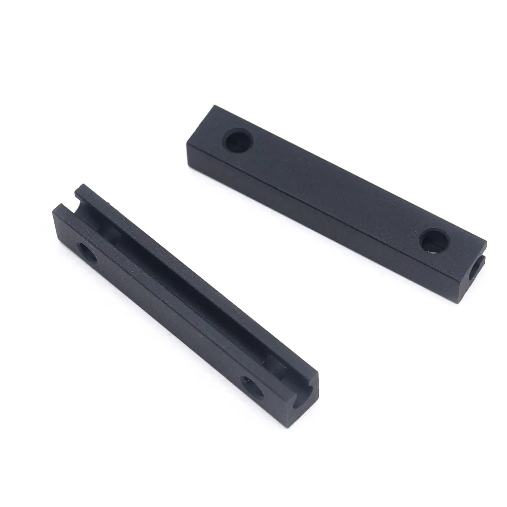 China Metal Fabricationcnc Machining Parts Mechanical Square Track Slide Micro Guide Adjustable Slide Gate Guide Rollers