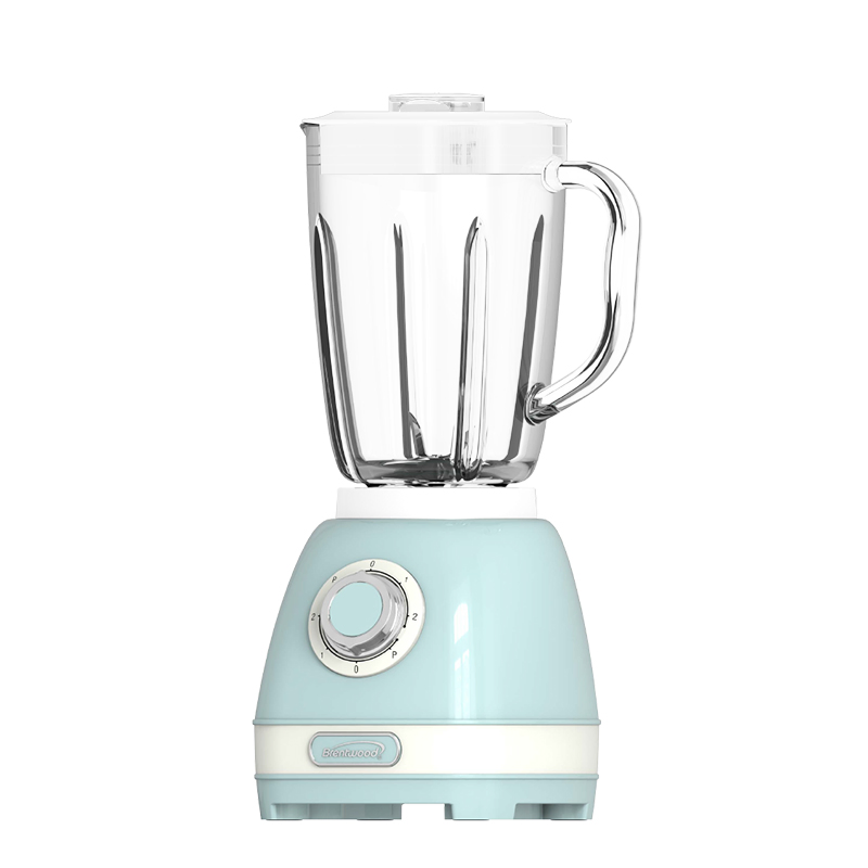 350W CE CB ETL Approved Vintage Design Blender Liquidizer with 3speeds, 4 Point Stainless Steel Blade, Jar Collar, Chopper, Grinder, Ice-Crushing