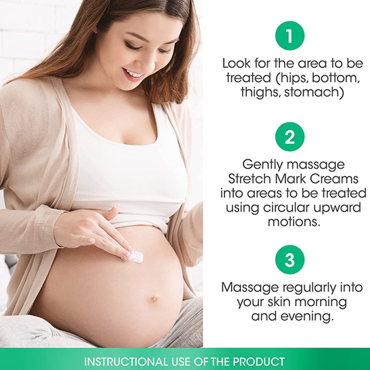 Private Label Natural Moisturizer Cream Advanced Stretch Mark Removal Cream