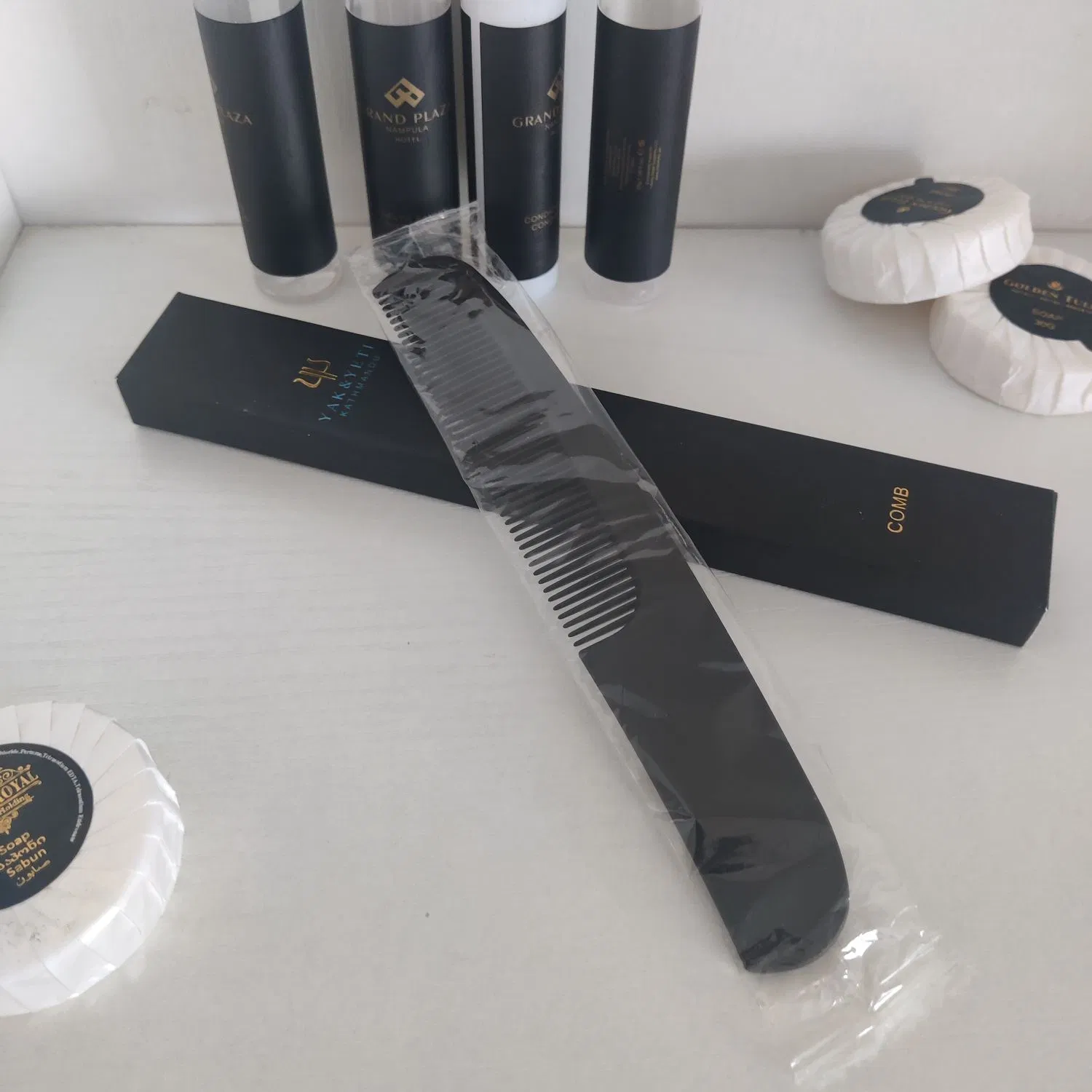 EEC Friendly Biodegradable Wheat Disposable Hotel Comb