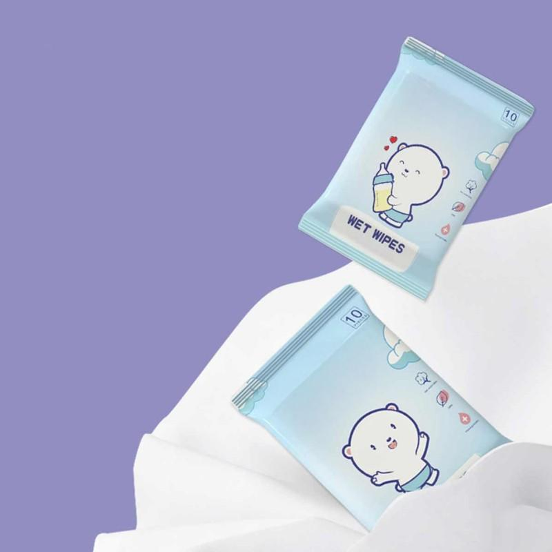 OEM Custom Travel Size Baby Wet Wipes in Bulk Packaging Personal Wet Tissues