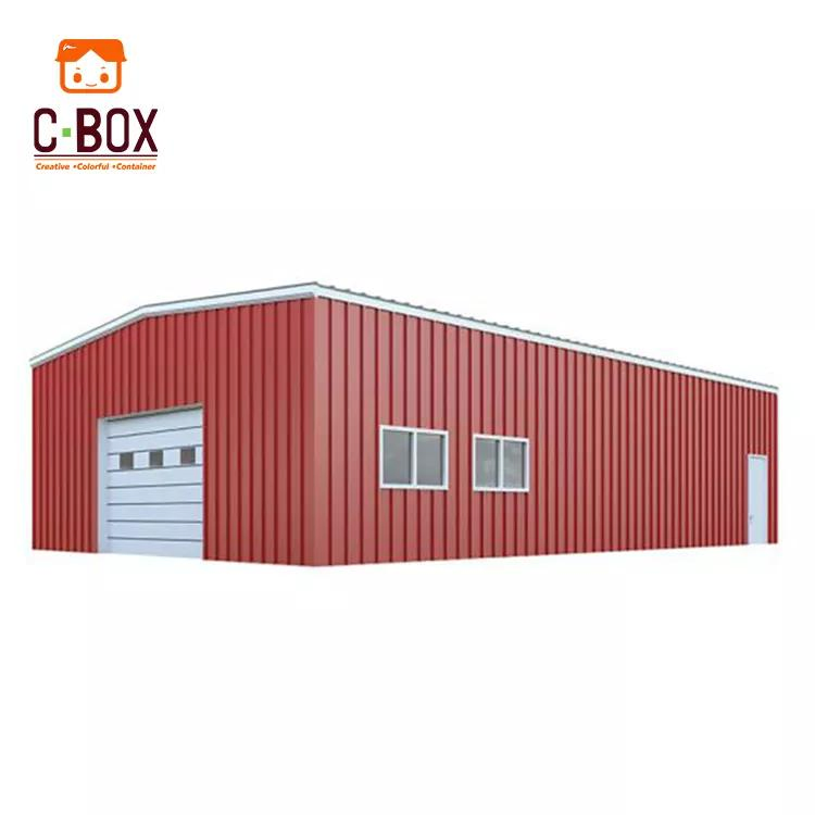 Cbox Commercial Easy Build Prefab Steel Structure Warehouse Workshop for Sale