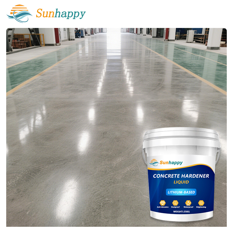 Waterproof Floor Coating Durable Cement Curing Agent Sealed Dustproof Eco-Freiendly Odorless Concrete Floor Hardener