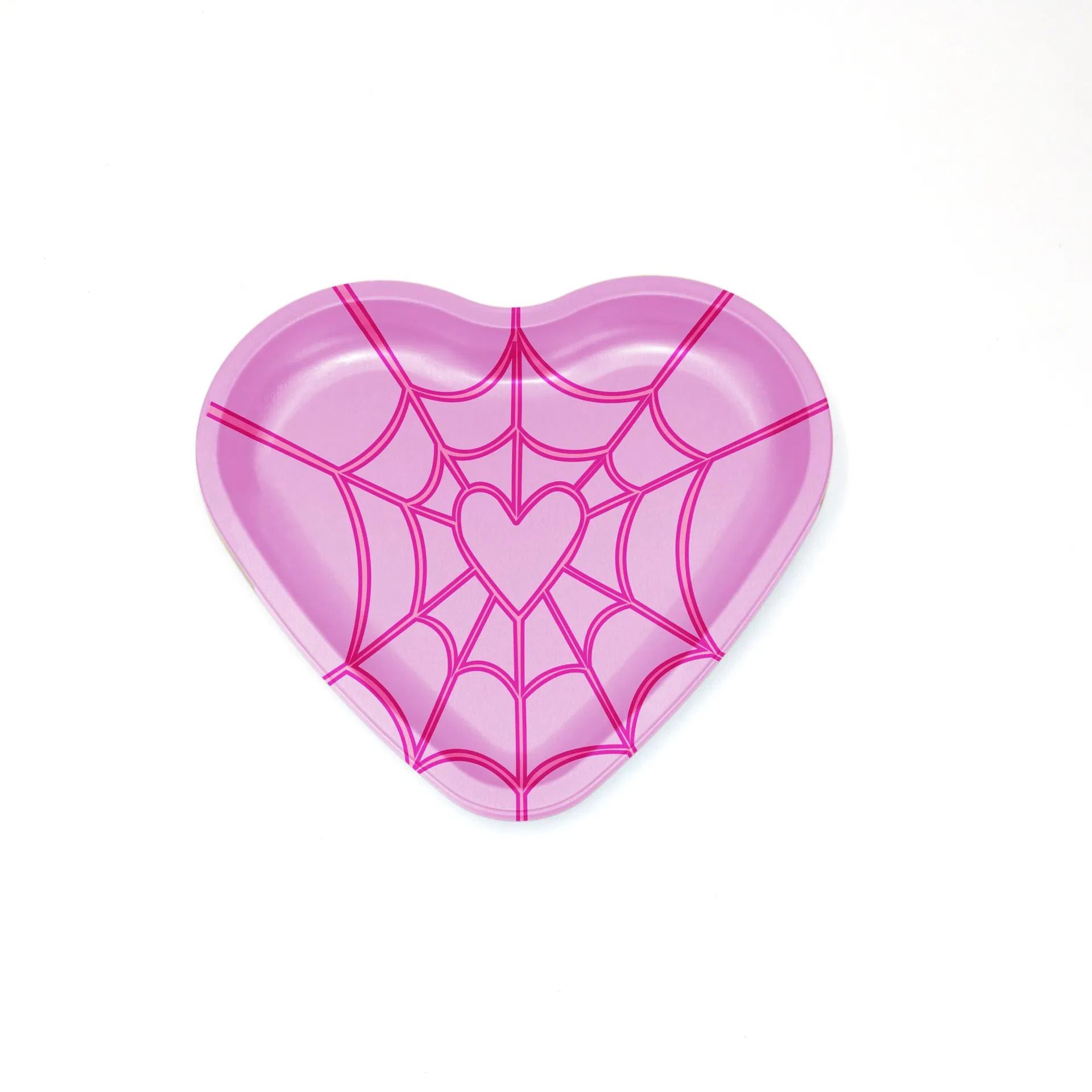 Heart Shape More Than 10 Patterns Smoking Accessories Rolling Tinplate Tray