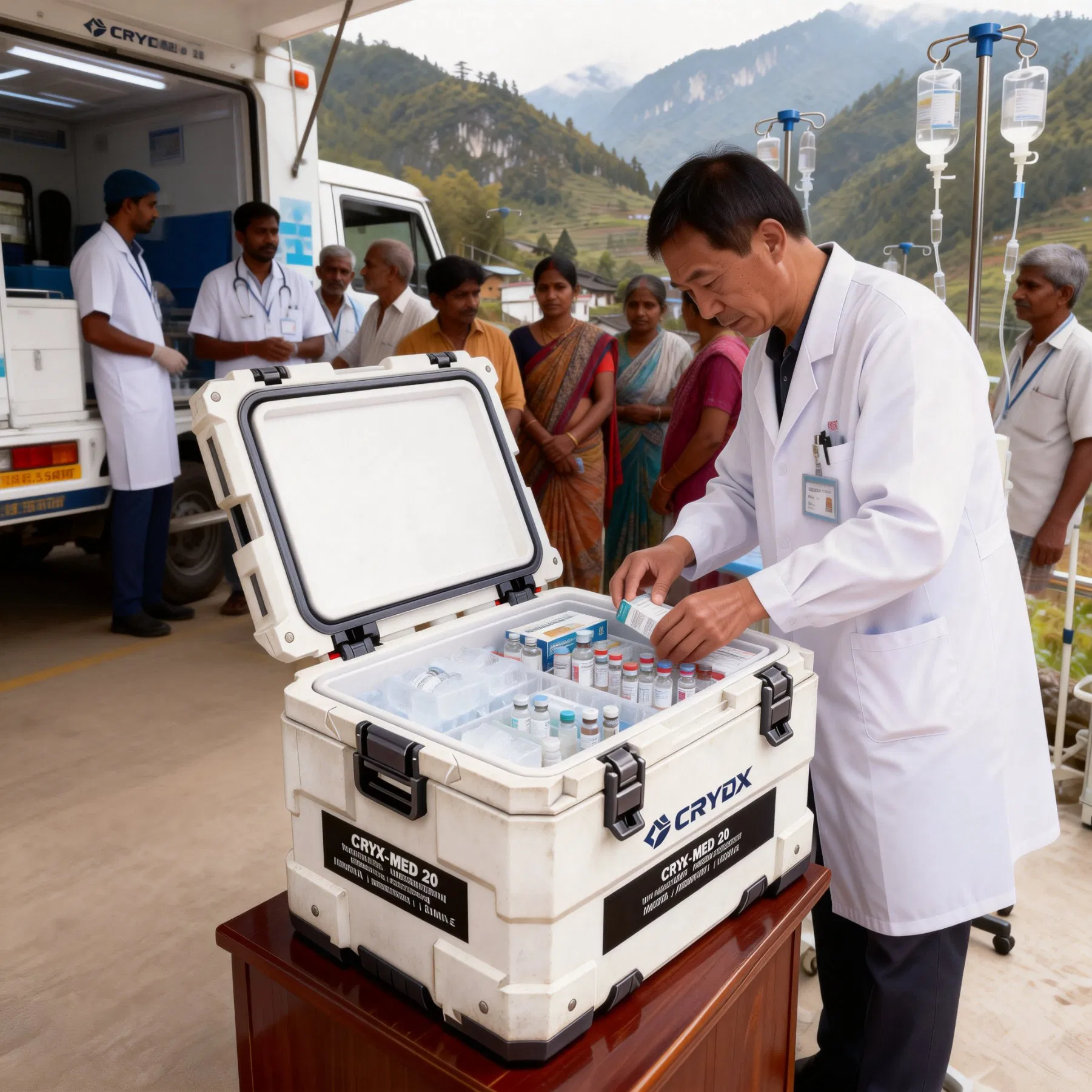 Passive Cold Storage Box for Field Operations