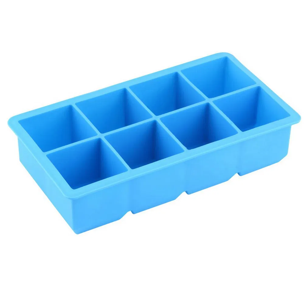 Mini Ice Cube Tray Tiny Ice Cube Mold Bin Ice Scoop for Chilling Drinks Coffee Juice Cocktail