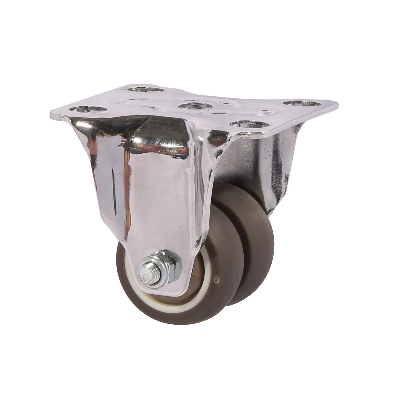 Low Price Zhongshan Double Affordable Wheel Lightweight Castor TPR Wheels Furniture Caster