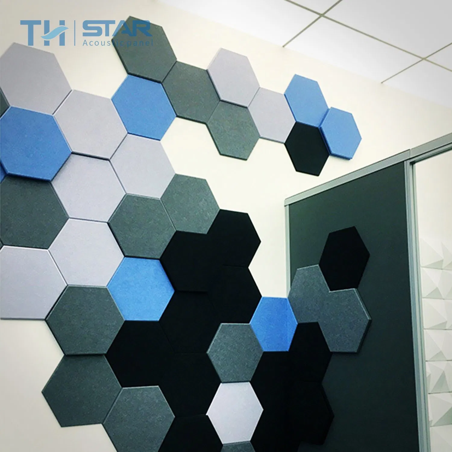 Customizable Polyester Fiber Acoustic Sound Absorbing Partition Panel