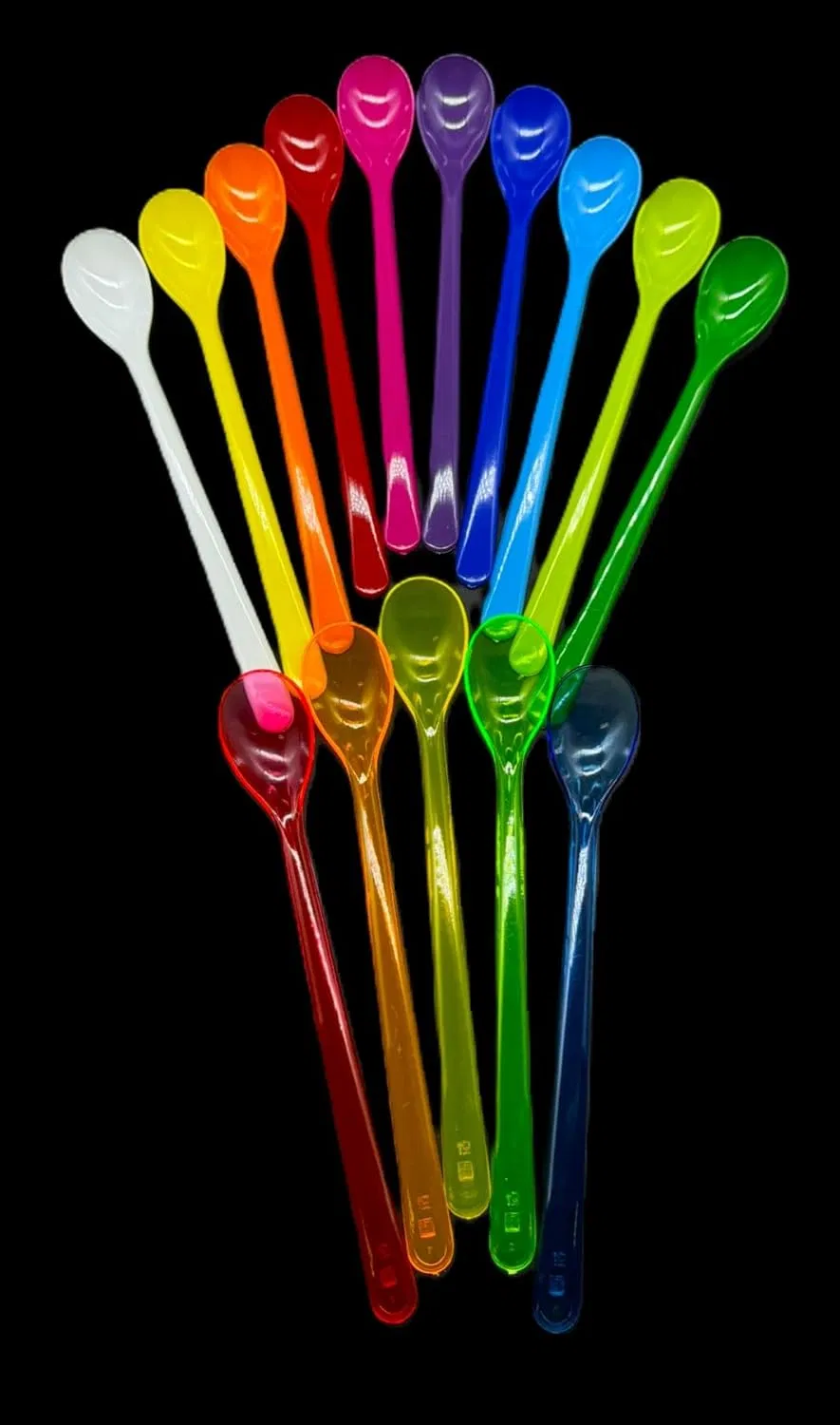 Factory Price Multi-Purpose Colorful Modern Luxury Disposable Plastic Tea Spoon