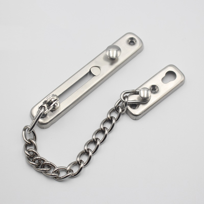 Door Chain Polished Chrome, Narrow Design Door Limiter