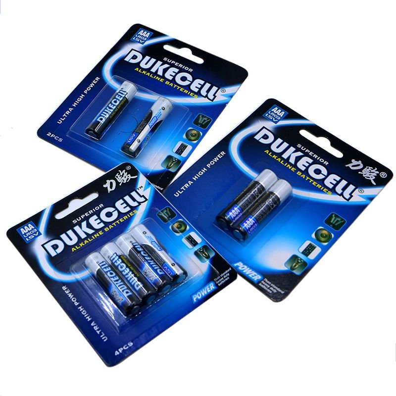 Factory 1.5V Primary Dry Cell 140min AAA Am4 Lr03 Super Alkaline Battery Customize OEM ODM Recyclable