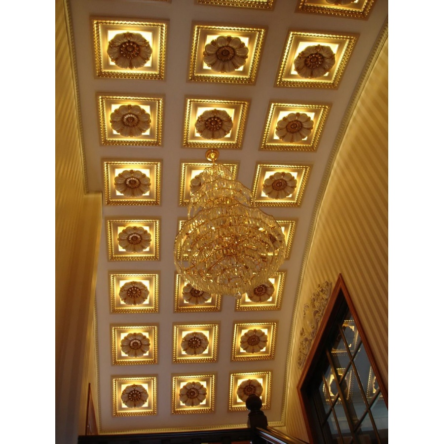 PS Square Ceiling Panel, Luxurious Ceiling Decoration