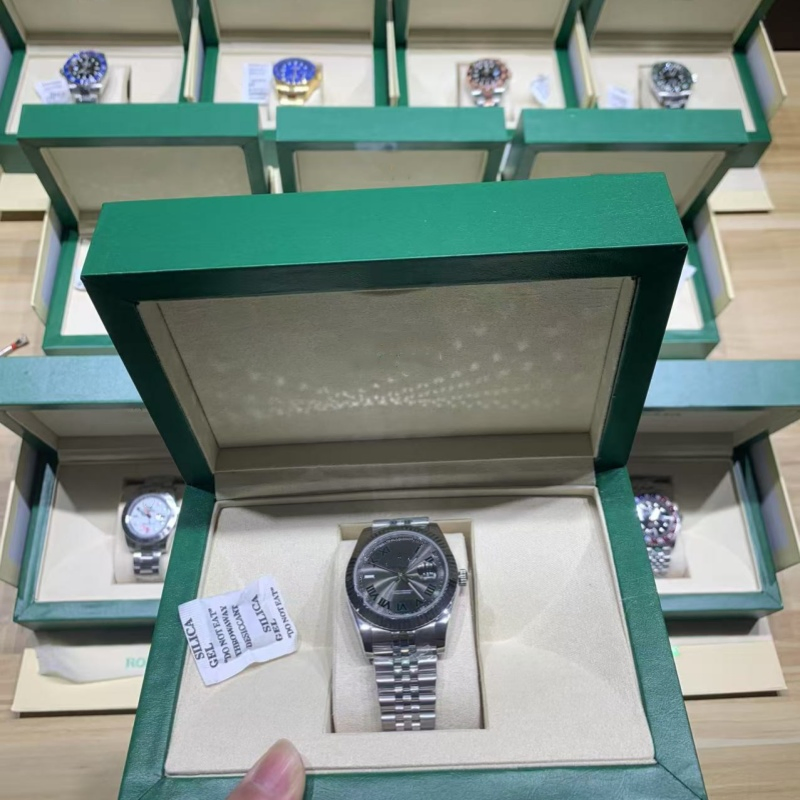 Super Clone Luxury Designer Fully Automatic Mechanical Brand Wristwatch 904 Stainless Steel Sapphire Crystal Waterproof R0exxly Wholesale Automatic Wristwatch