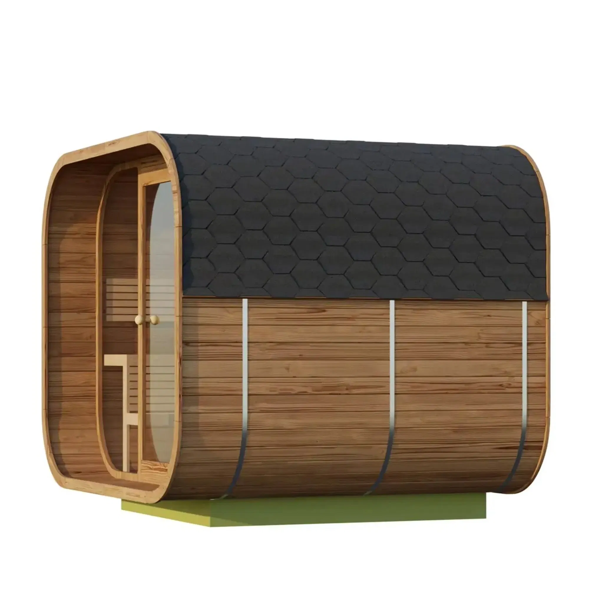 Уличная сауна из красного кедра, сухая и влажная