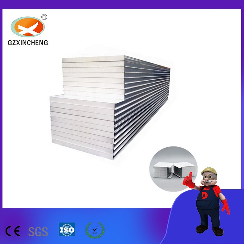100mm Waterproof Building Material EPS Foam Sandwich Panel Wall Board