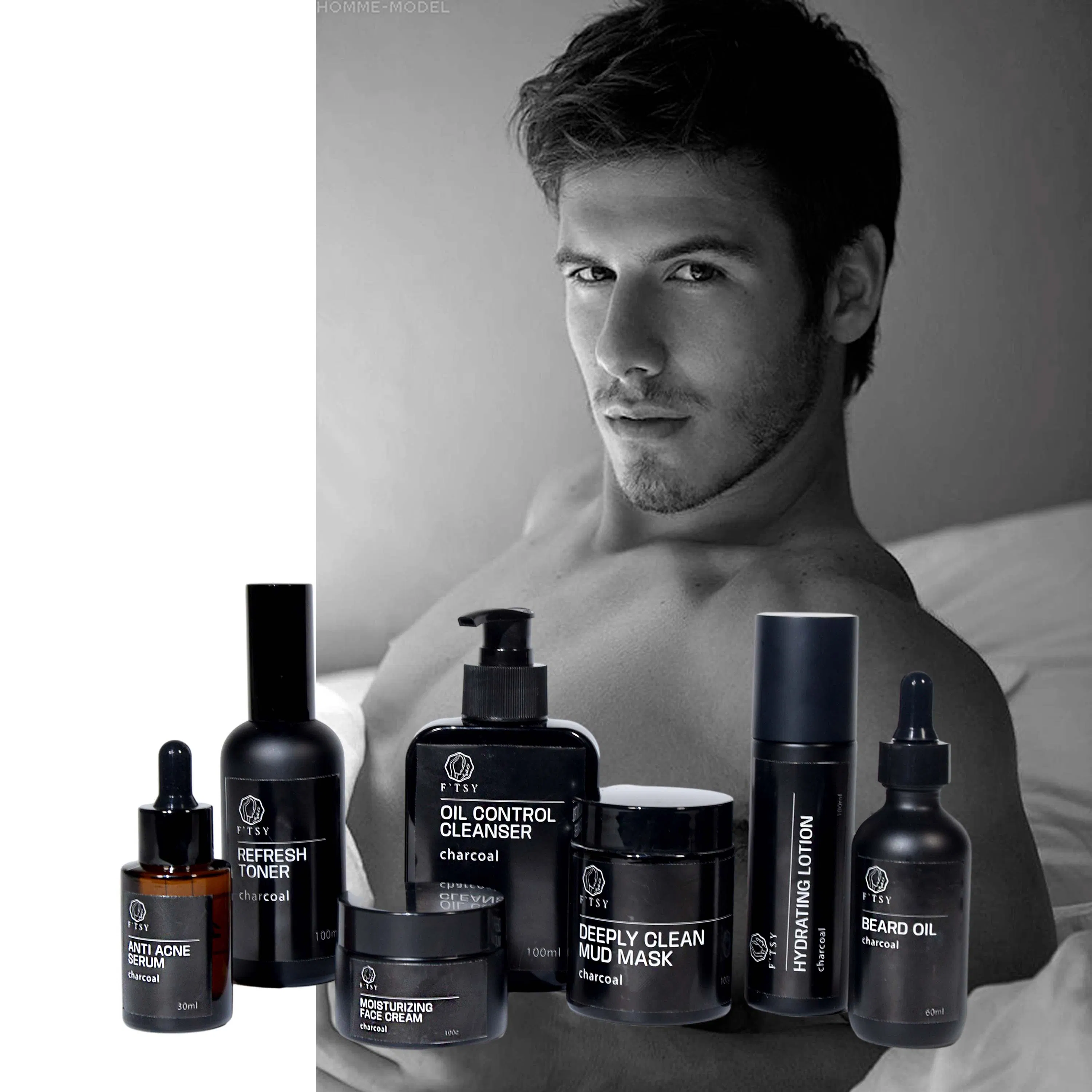 Organic Natural Hydrating Moisturizing Men Skin Care Set