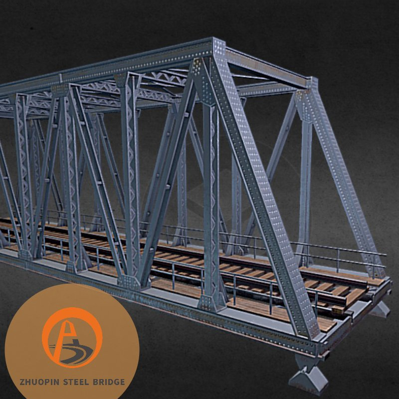 High Strength Galvanized Steel Bridge Construction / Truss Bridge