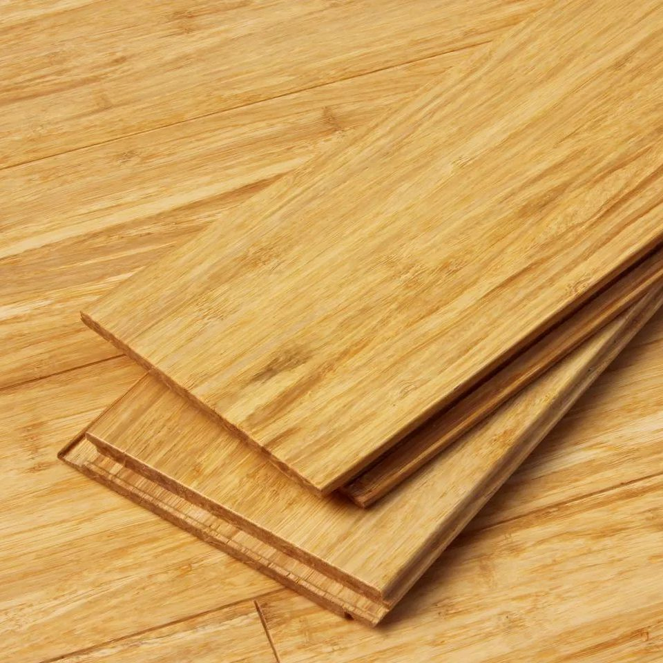 Cheap China Horizontal Tongue and Groove Bamboo Flooring