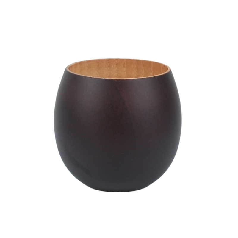 Деревянная кружка для кофе и пива в китайском стиле