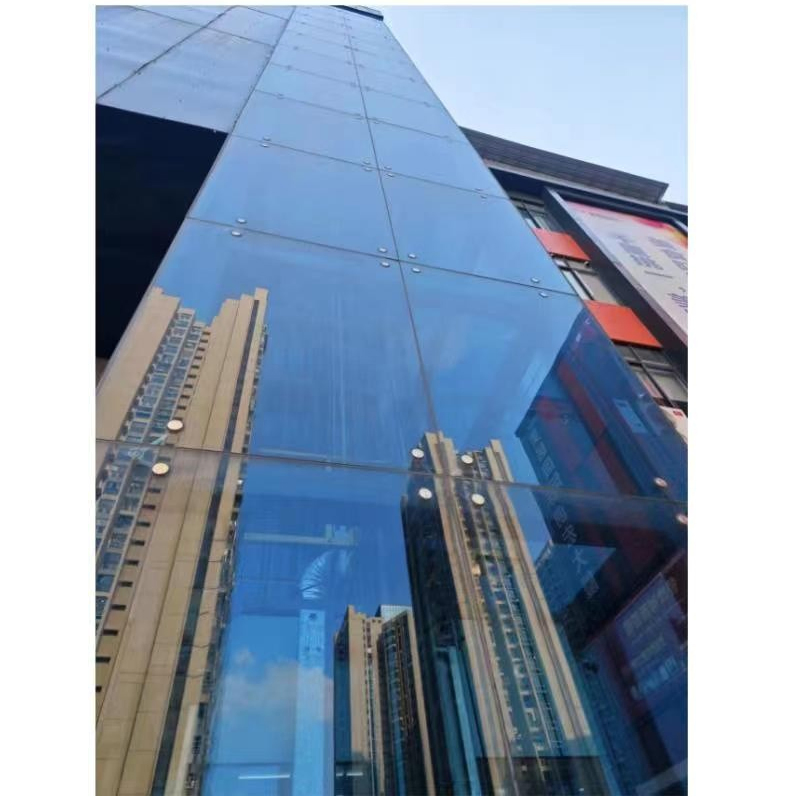 Energy Efficiency Double Hollow Glazed Aluminium Curtain Wall Top Hung Windows